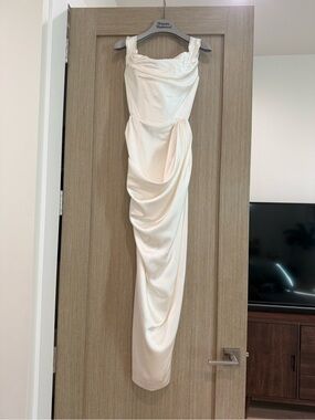 Vivienne Westwood Ivory Draped Satin Bridal Gown